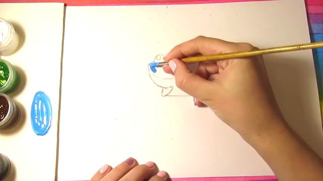 BABY SHARK DRAWING SONG /  Как нарисовать акуленка из песенки туруру