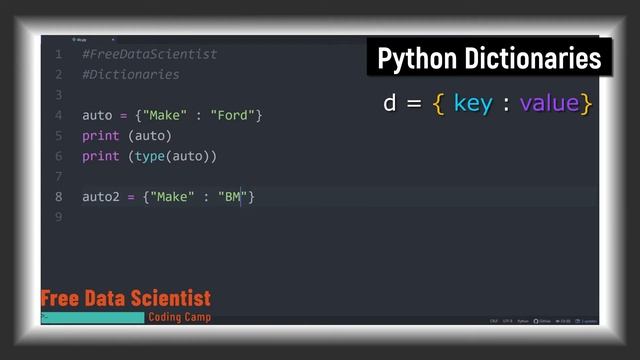 Python Pro Tips. 04 ?? | What is Python Dictionary смотреть онлайн