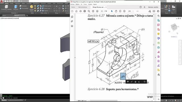 Soporte de herramientas en AutoCAD 2019 смотреть онлайн