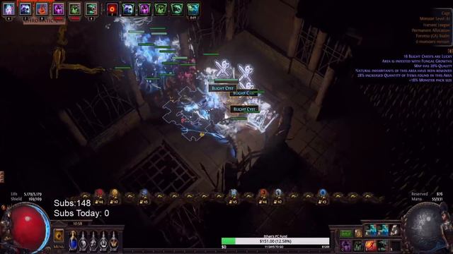 *TRIPLE SILVER OIL* TIER 16 BLIGHTED MAP LOOT IN HARVEST LEAGUE - 464 смотреть онлайн