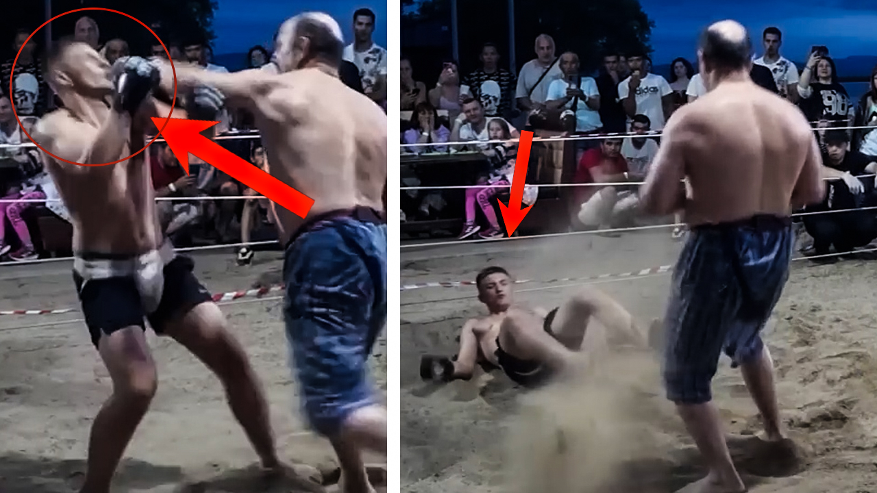 ДЕД против 20 летнего БОКСЕРА !!! смотреть онлайн