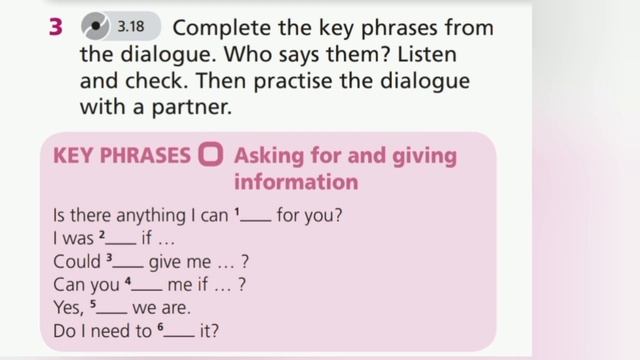 English Plus 9. Module 8. Asking for and giving information. Ex 3 p. 98 смотреть онлайн