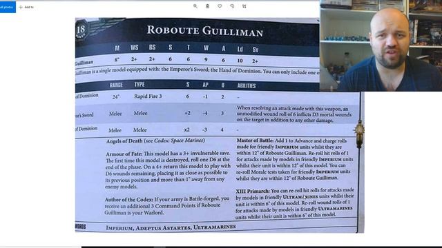 NEW RULES Roboute Guilliman 2019 Space Marine Ultramarine Primarch Warhammer 40k 8th Ed 2019 смотреть онлайн