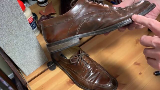 How to repair a cemented shoe sole that is becoming unglued смотреть онлайн