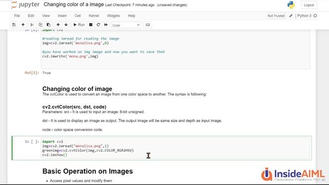 Change Image Colour Using OpenCV Python | For Beginners | OpenCV Tutorial Part-7 смотреть онлайн