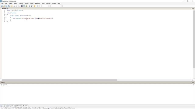 Haxe: How to run exe смотреть онлайн