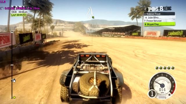 Dirt2 MSI Radeon HD 6450 2gb overclock GPU,CPU смотреть онлайн
