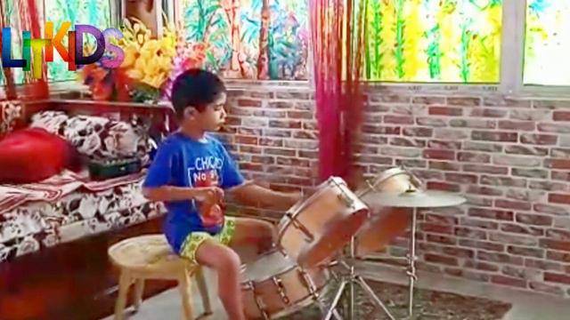 Freehand drum cover by 5 year old | metronome beat | Instrumental | Abhiraj Mallick | Open Mic 4 смотреть онлайн