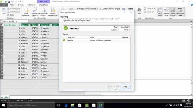 How to creat Power Pivot Report in Excel 2016 смотреть онлайн