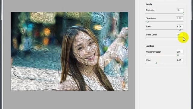 Photoshop Tutorial :Oil Painting Photo Effects смотреть онлайн