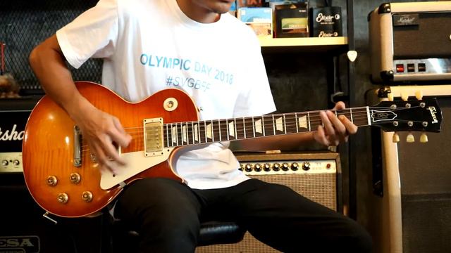 Gibson Les Paul Custom Shop 1959 Reissue 2005 Iced Tea Burst смотреть онлайн