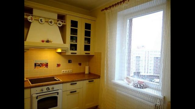 Кухня 10 кв. Классика Бежевого цвета (Духовка под Ретро) смотреть онлайн