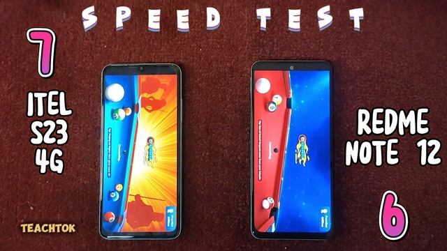ITEL S23 4G vs REDMI NOTE 12 | Speed Test смотреть онлайн