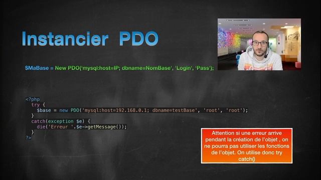 [25] PHP L'objet PDO Connecter sa base de données смотреть онлайн