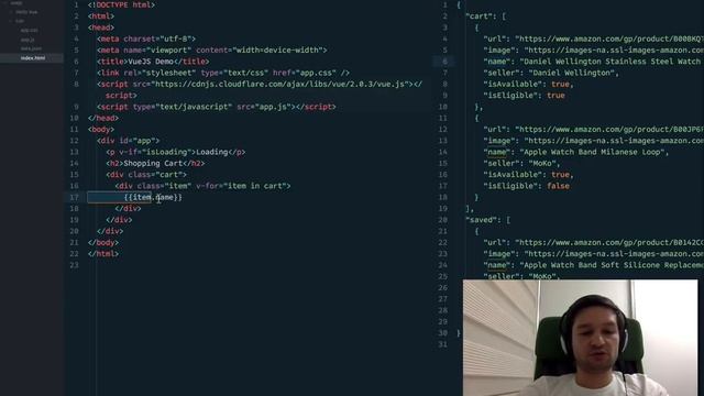 VueJS 03: Amazon benzeri bir shopping cart yapiyoruz смотреть онлайн