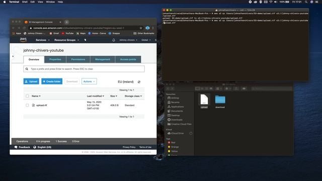 Put and Get Objects From AWS S3 Using CLI смотреть онлайн