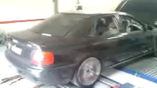 My '96 Audi A4 1.8T Quattro with 16psi Wetterauer chip Dyno Run смотреть онлайн