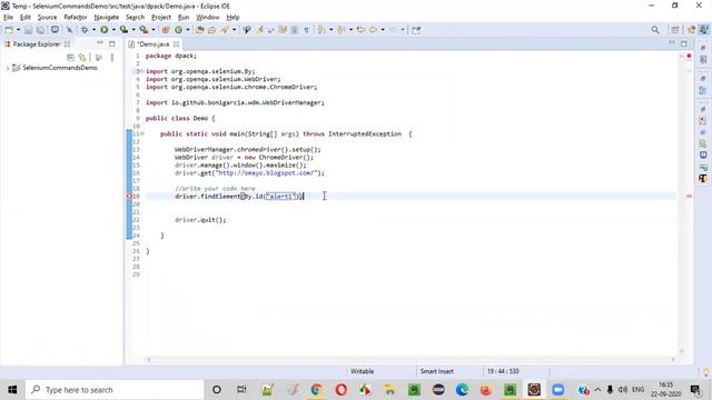 getTagName() Command - Selenium WebDriver смотреть онлайн