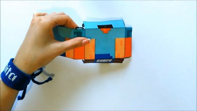 MINECRAFT PAPER CRAFT ! СТИВ ! смотреть онлайн