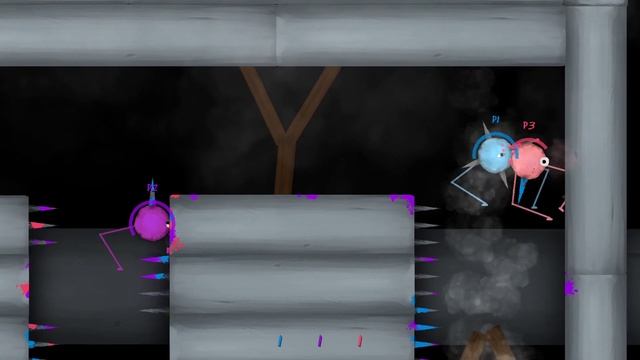 Stab Stab Stab Gameplay #5 : DANGER BALL | 3 Player смотреть онлайн