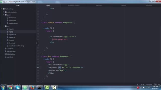 React JS - pass the value to component смотреть онлайн