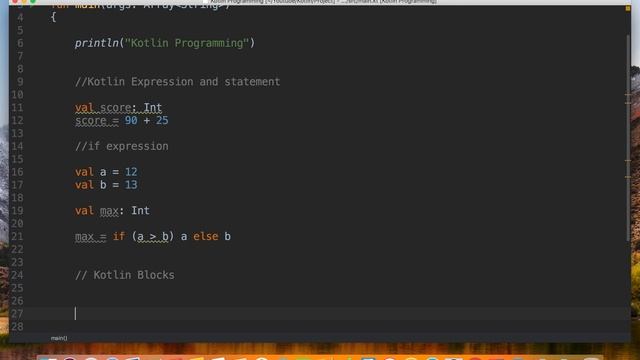 Kotlin Tutorial #part07 kotlin expression statement Example смотреть онлайн