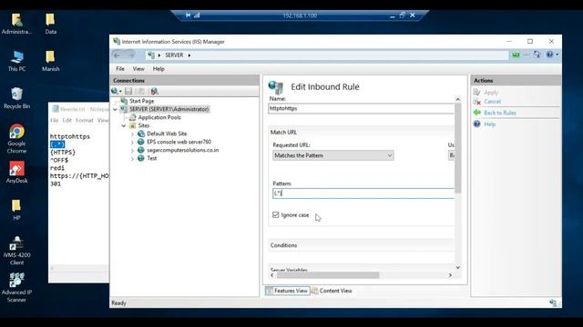 Steps for IIS Redirect HTTP to HTTPS (SSL Certificates) смотреть онлайн