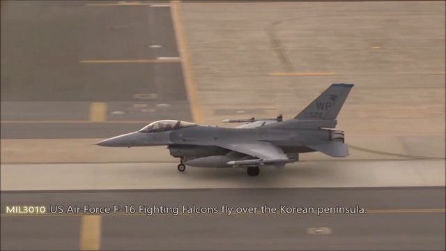 ROK & US Air Force. Powerful F-15K Slam Eagle and F-16 Fighting Falcon Precision bombing training. смотреть онлайн