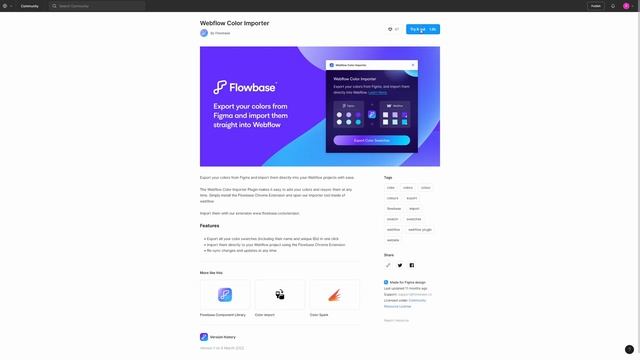 Import your colors from Figma to Webflow automatically смотреть онлайн