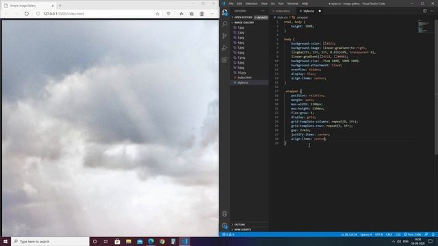 Rhombus Image Gallery For Beginners Using HTML & CSS смотреть онлайн