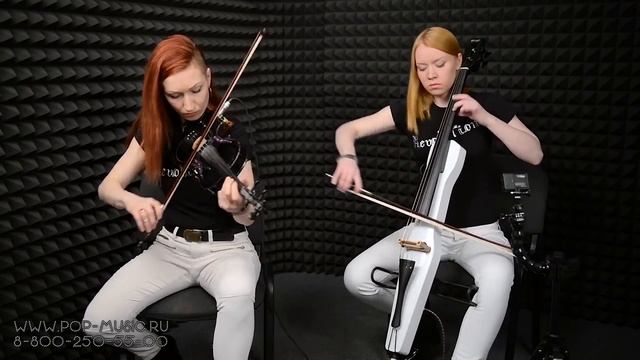 Duo violin cello. EliteDuoRevoluTion RHCP Californication Cello cover от POP MUSIC смотреть онлайн
