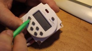 Настройка таймера CN101A.