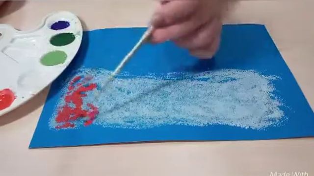 Мастер - класс для малышей "Северное сияние" смотреть онлайн