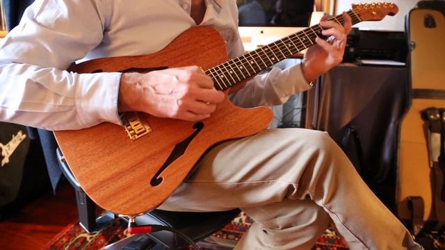 Cloe Guitars jazz guitar смотреть онлайн