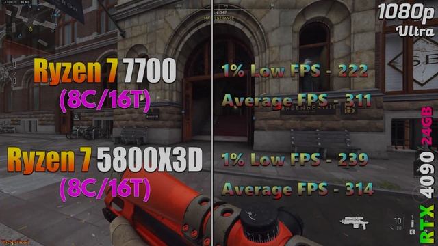 Ryzen 7 7700 Vs Ryzen 7 5800X3D | PC Gameplay Tested