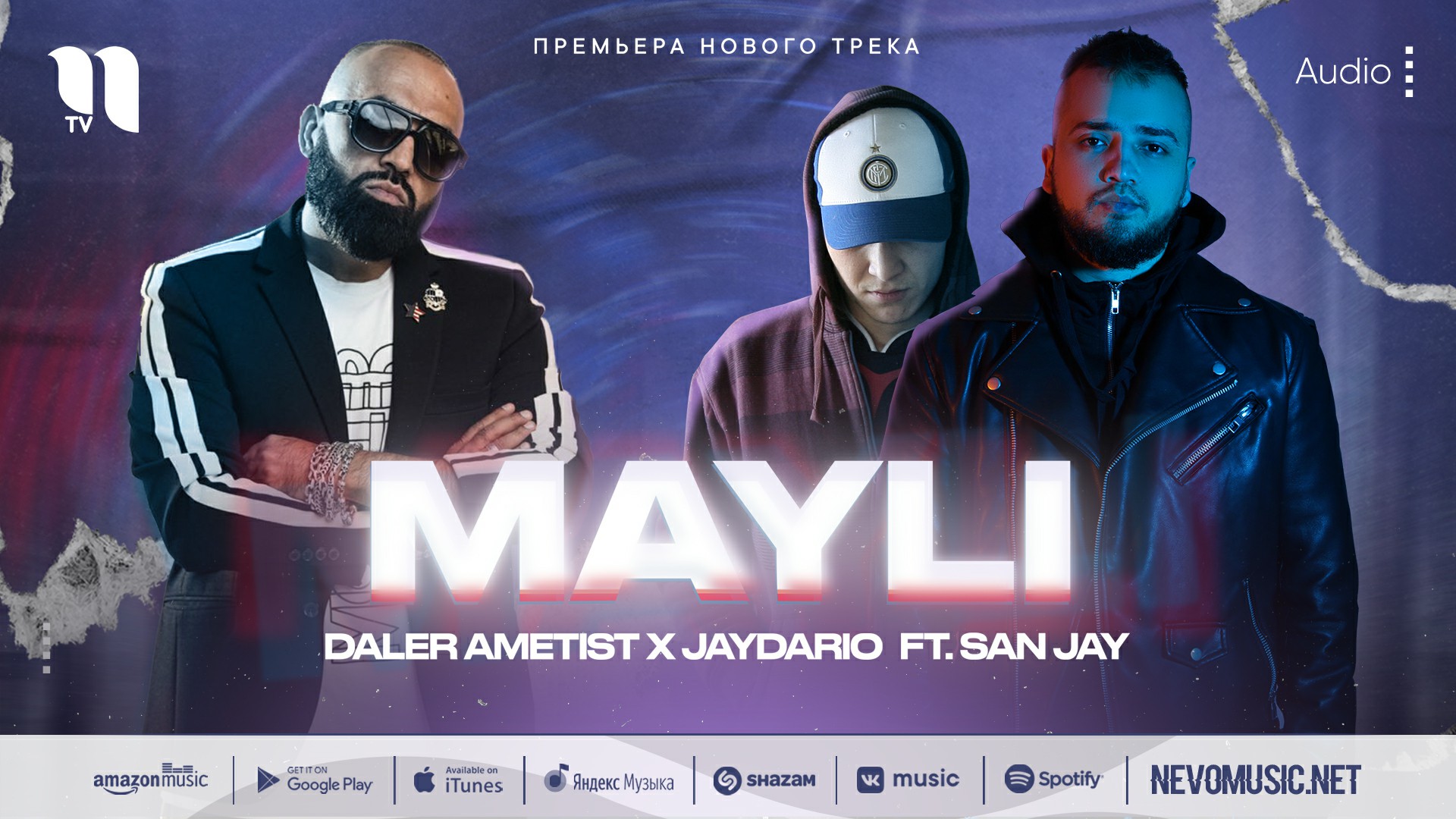 Daler Ametist & Jaydario feat. Sanjay - Mayli (audio 2022) смотреть онлайн