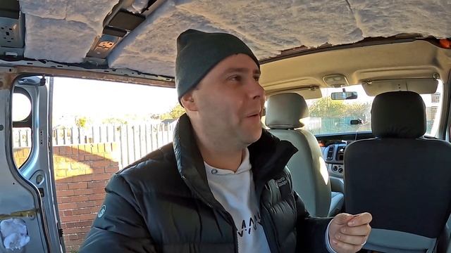 Carpet Lining My Renault Trafic Camper Van | Budget Van Conversion Build смотреть онлайн
