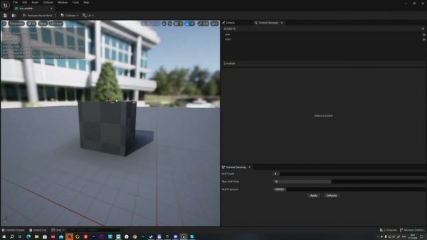 UE 5. Maya - создание сокетов для меша  с последующим экспортом в UE.
