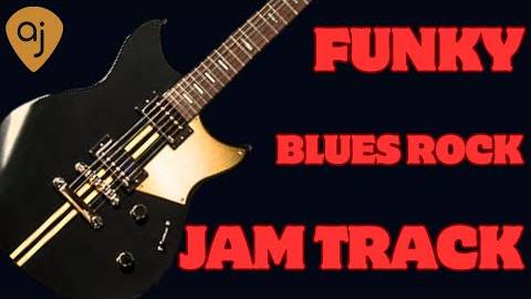 FUNKY BLUES ROCK JAM TRACK Guitar Backing Track (E Minor - 82 BPM)