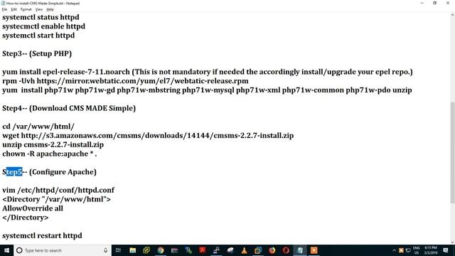 How to install #cms made simple linux #centos 7 смотреть онлайн