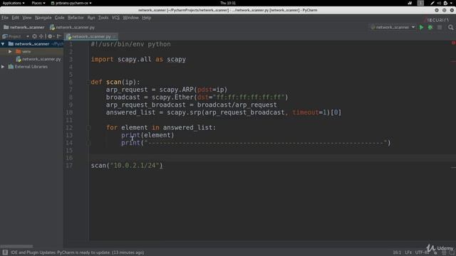 9. Перебор списков и анализ Packet смотреть онлайн