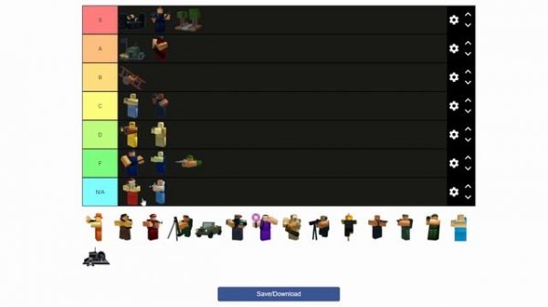 [Tower Battles] - Tower Tier List