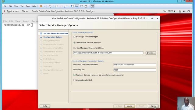 How to Install Oracle GoldenGate Microservices Architecture 18c in Oracle DB 18c on Linux 7.5 смотреть онлайн