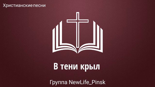 В тени крыл. Христианская песня. Группа NewLife_Pinsk