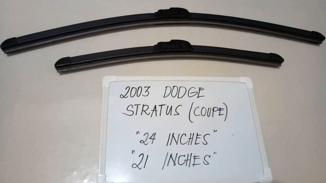 🚗 🚕 2003 Dodge Stratus Coupe Wiper Blade Replacement Size 🔴 смотреть онлайн