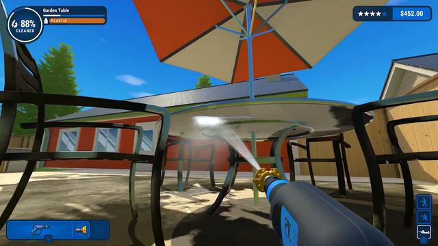 PowerWash Simulator - Cleaning Dirty Garden Table And Chairs Fast! - Most Satisfying Video Ever! смотреть онлайн