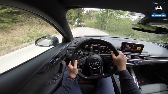 Audi RS4 R ABT 2.9 V6 BiTurbo LOUD! POV Test Drive by AutoTopNL смотреть онлайн