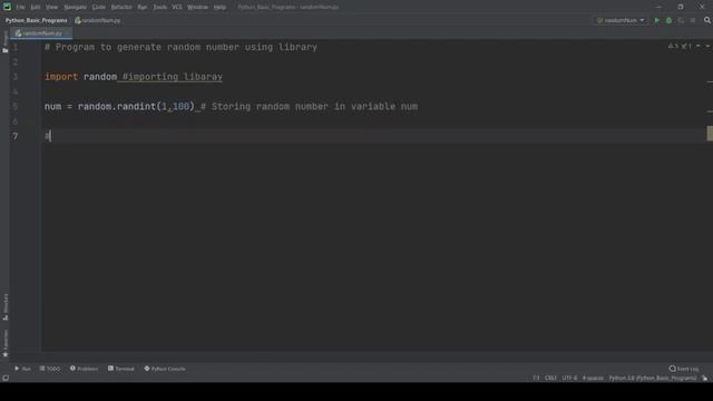 Python Program to generate a random number || Python Basic Programs #7 смотреть онлайн