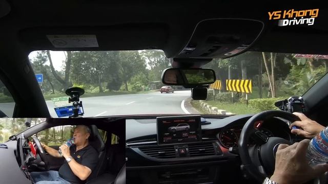 Audi RS6, 800hp, 1000Nm Torque, Wet Road [Genting Hill Climb] | YS Khong Driving смотреть онлайн