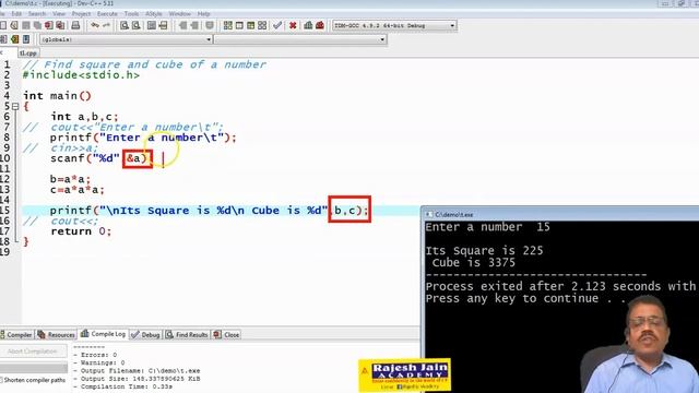 Converting C++ program to C program (Part 2) смотреть онлайн